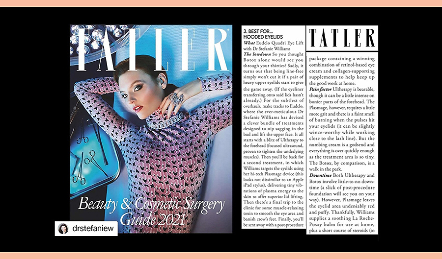Tatler magazine, famoso magazine britannico nel settore estetico e altro